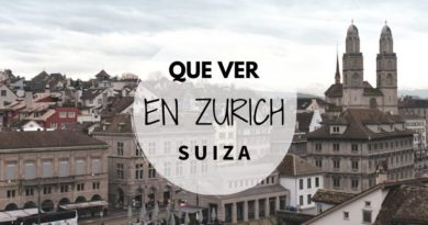 Que ver en Zurich