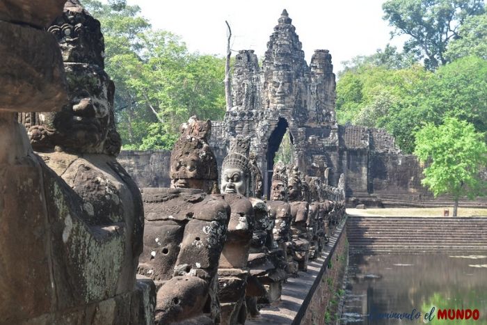 South Gate en en Angkor Wat